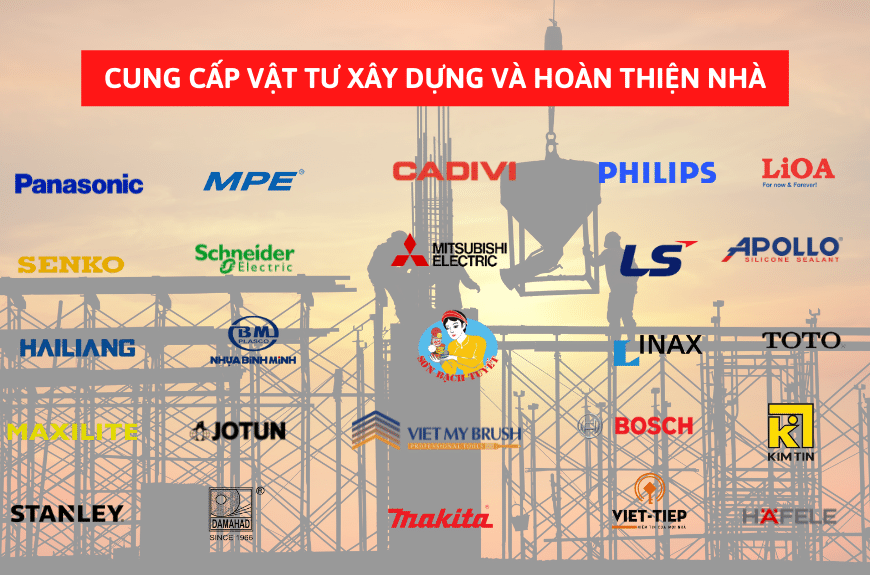 Vật tư xây dựng và hoàn thiện nhà